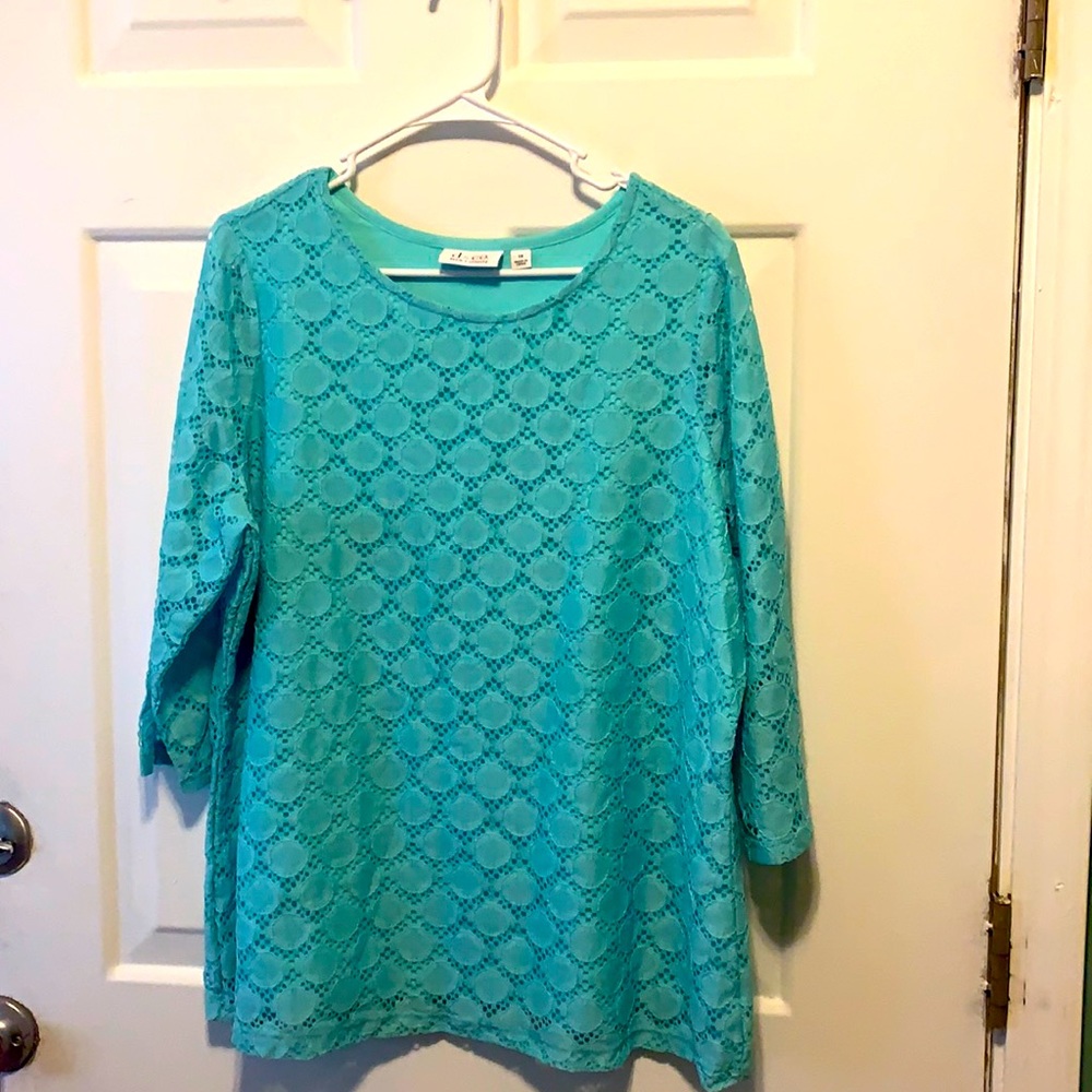 Denim &company lined blouse. Like new condition